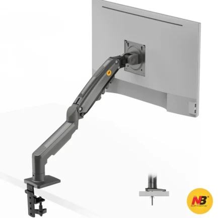 NB F80 Full Motion Swivel Monitor Arm with Gas Spring for 17-30”Computer Monitors – North Bayou