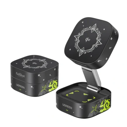 UGREEN 15W Qi2 2-in-1 Magnetic Wireless Charger – Genshin Impact Edition