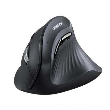 UGREEN Multi-Mode Bluetooth + Wireless Vertical Mouse – 1 Year Warranty