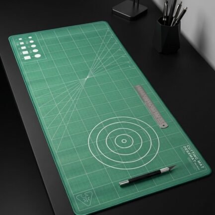 Futuristic Cyber HUD Extended Gaming Mouse Pad Non-Slip Rubber Base Gamers & Tech Enthusiasts