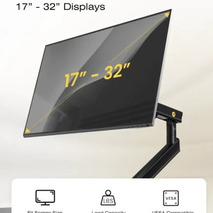 Premium NB A5 Ergonomic Monitor Arm for Clean PC Setup in Sri Lanka