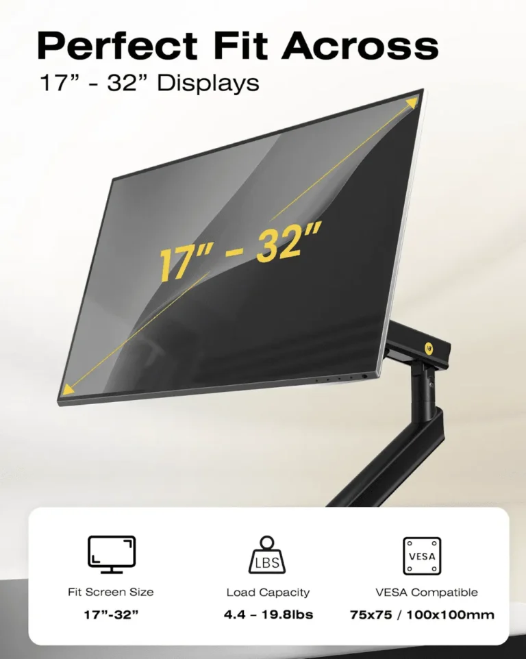 Premium NB A5 Ergonomic Monitor Arm for Clean PC Setup in Sri Lanka